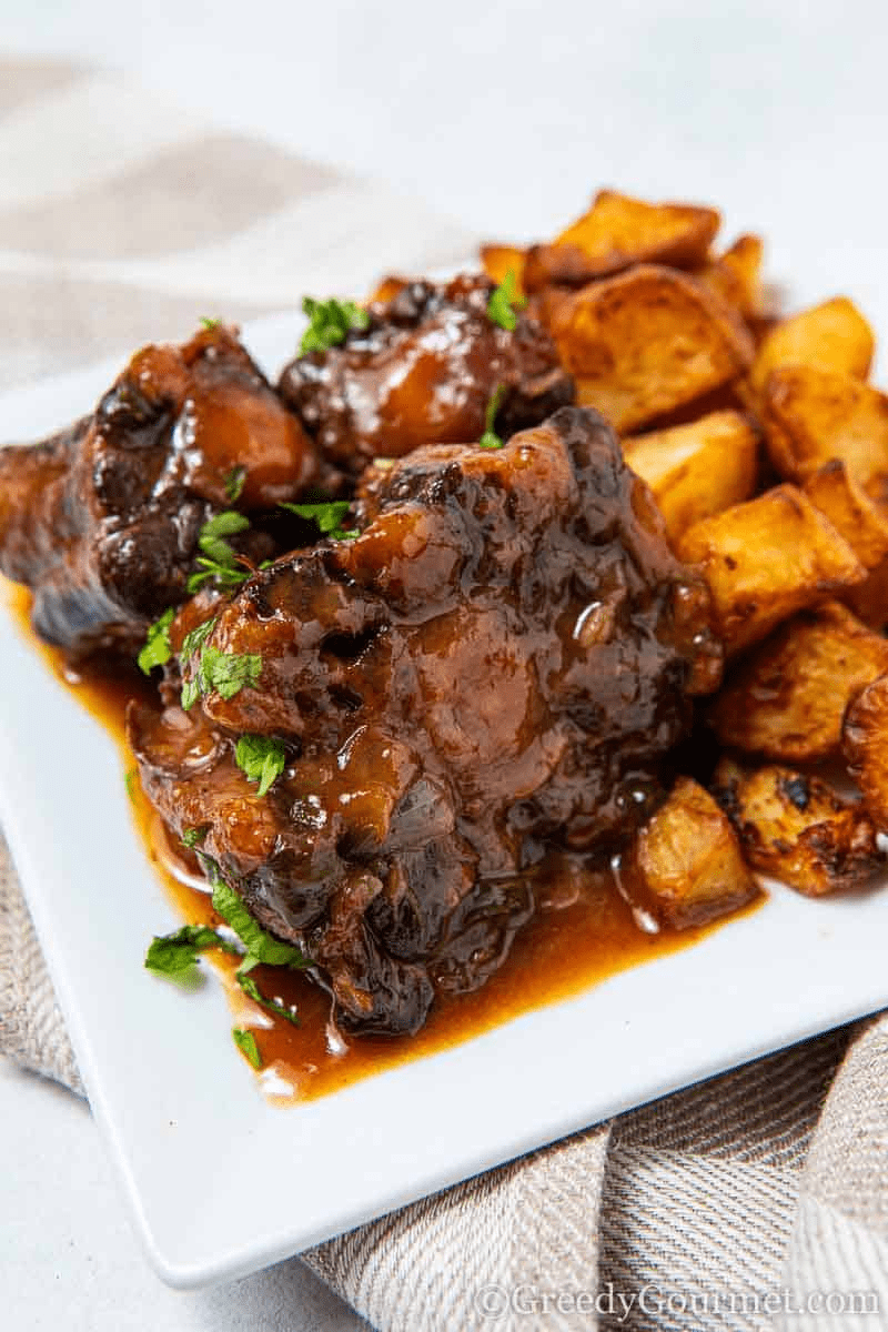Oxtail — Slow-cooked Spanish oxtail stew at Tapería La Mina Benidorm